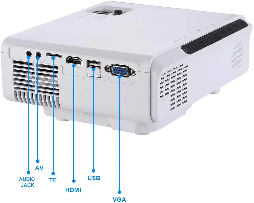 50% off amazon!!! Nuprojector Home Theater Projector Portable - Full HD HDMI VGA LED Supports 1080p, Native 720p 35-100" Projection Size w. Speaker