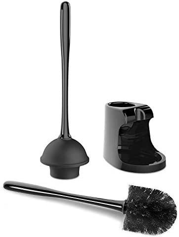 50% off ebay price!!! MR.SIGA Toilet Plunger and Bowl Brush Combo Black 1 Set