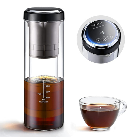 50% off alibaba!!! Cold Brew Electric Coffee Maker POOKIN Iced Coffee & tea Maker