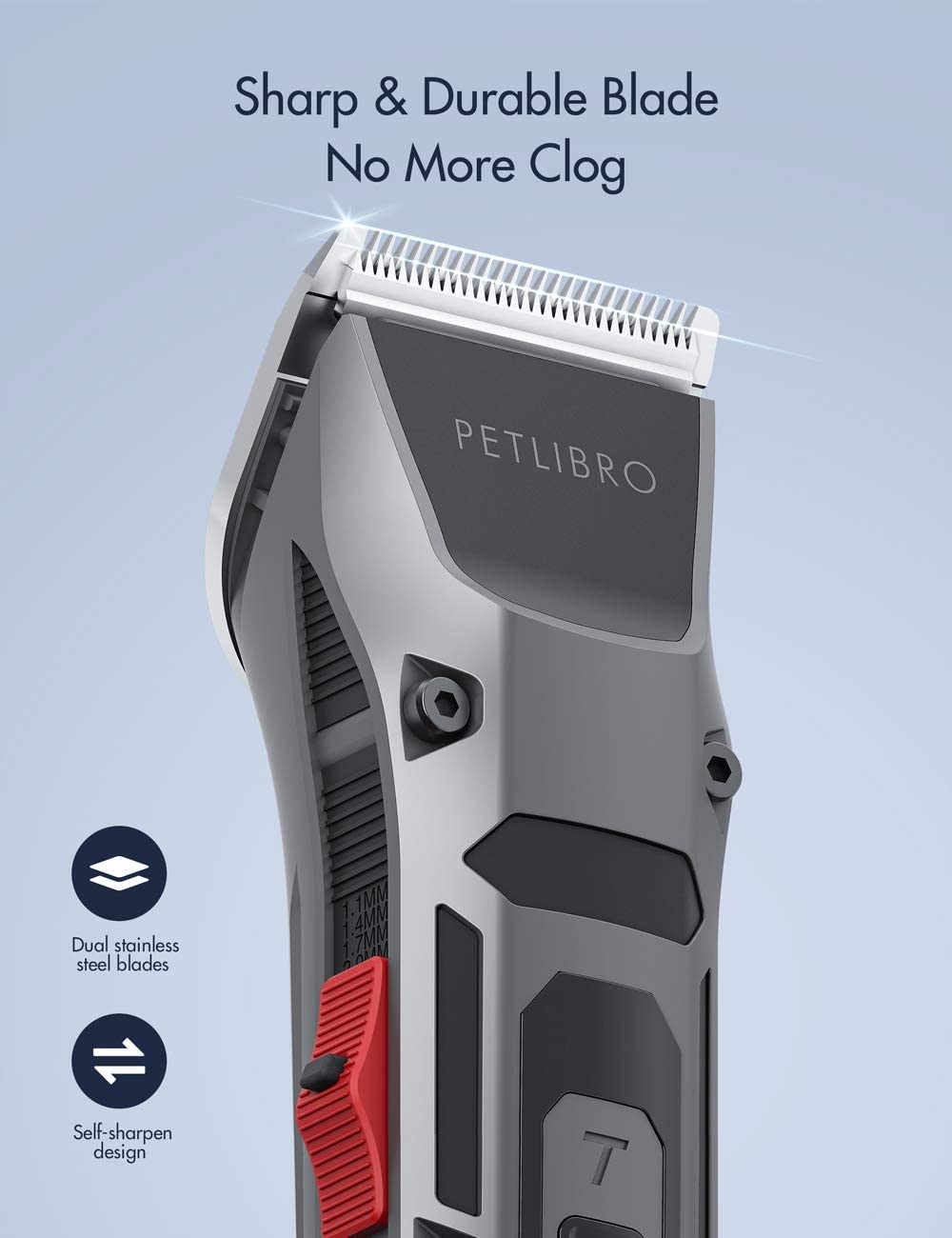 35% off Amazon PETLIBRO Dog Clippers, LCD Display Dog Hair Grooming Clippers Kit