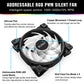 50% off!!! PCCOOLER 120mm Case Fan Dawn Series, 3M120HALO LED RGB Silent Fans