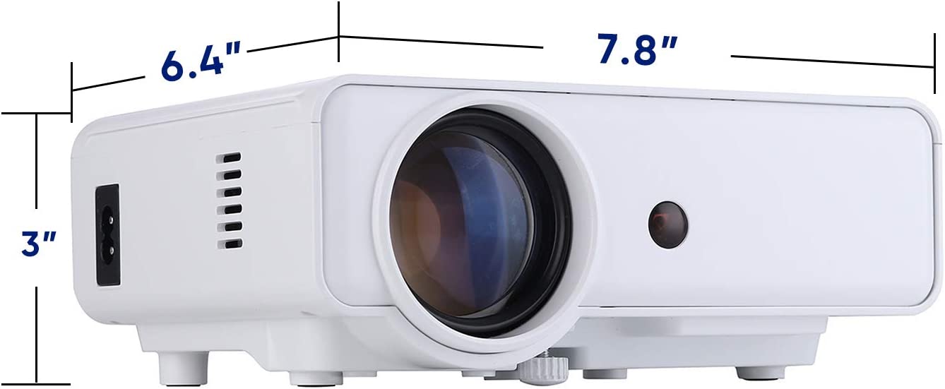 50% off amazon!!! Nuprojector Home Theater Projector Portable - Full HD HDMI VGA LED Supports 1080p, Native 720p 35-100" Projection Size w. Speaker