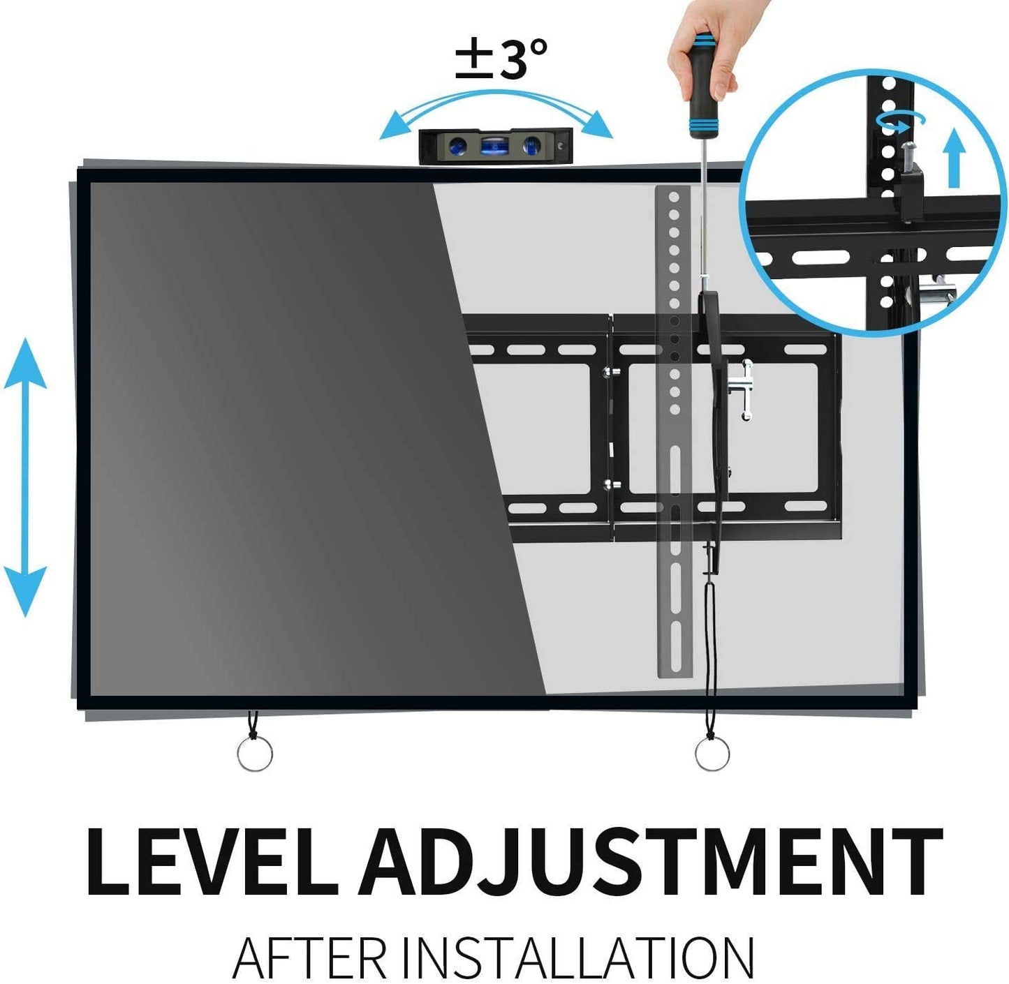 TV Wall Mount Bracket Design for 32-85 Inch LED Holds up to 165 Lbs with HDMI