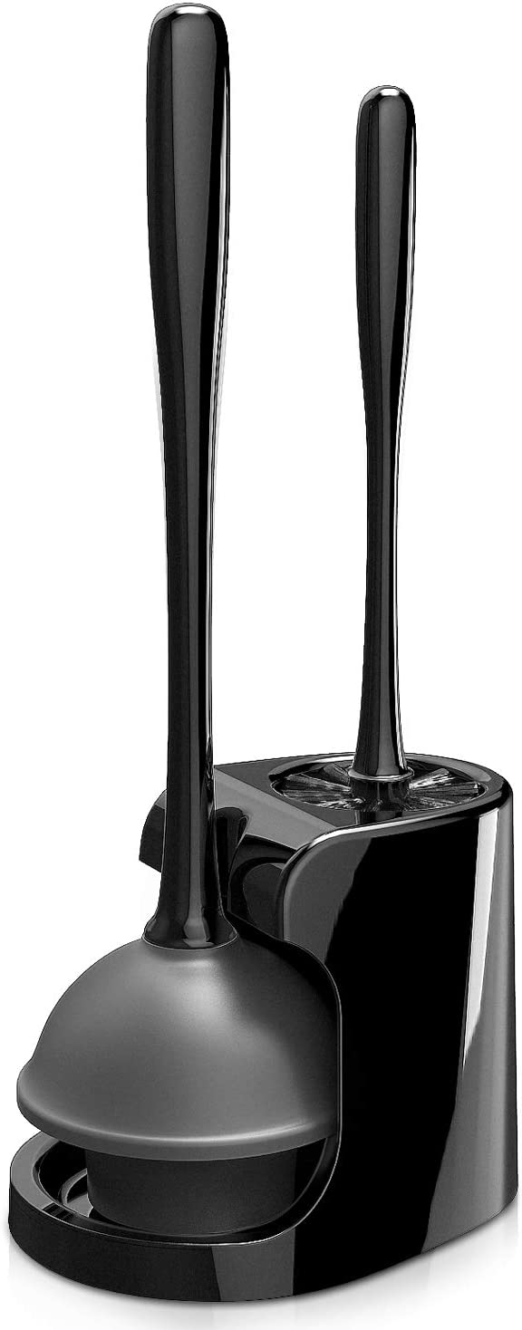 50% off ebay price!!! MR.SIGA Toilet Plunger and Bowl Brush Combo Black 1 Set