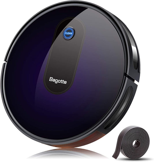 50% OFF EBAY!!! Bagotte Robot Vacuum, Upgraded 2000Pa Strong Suction Robotic Vacuum Cleaners,Automatic Carpet Boost,2.7in Thin,Super Quiet,Self-Charging,for Hardwood Floor Carpet Tile Pet Hair