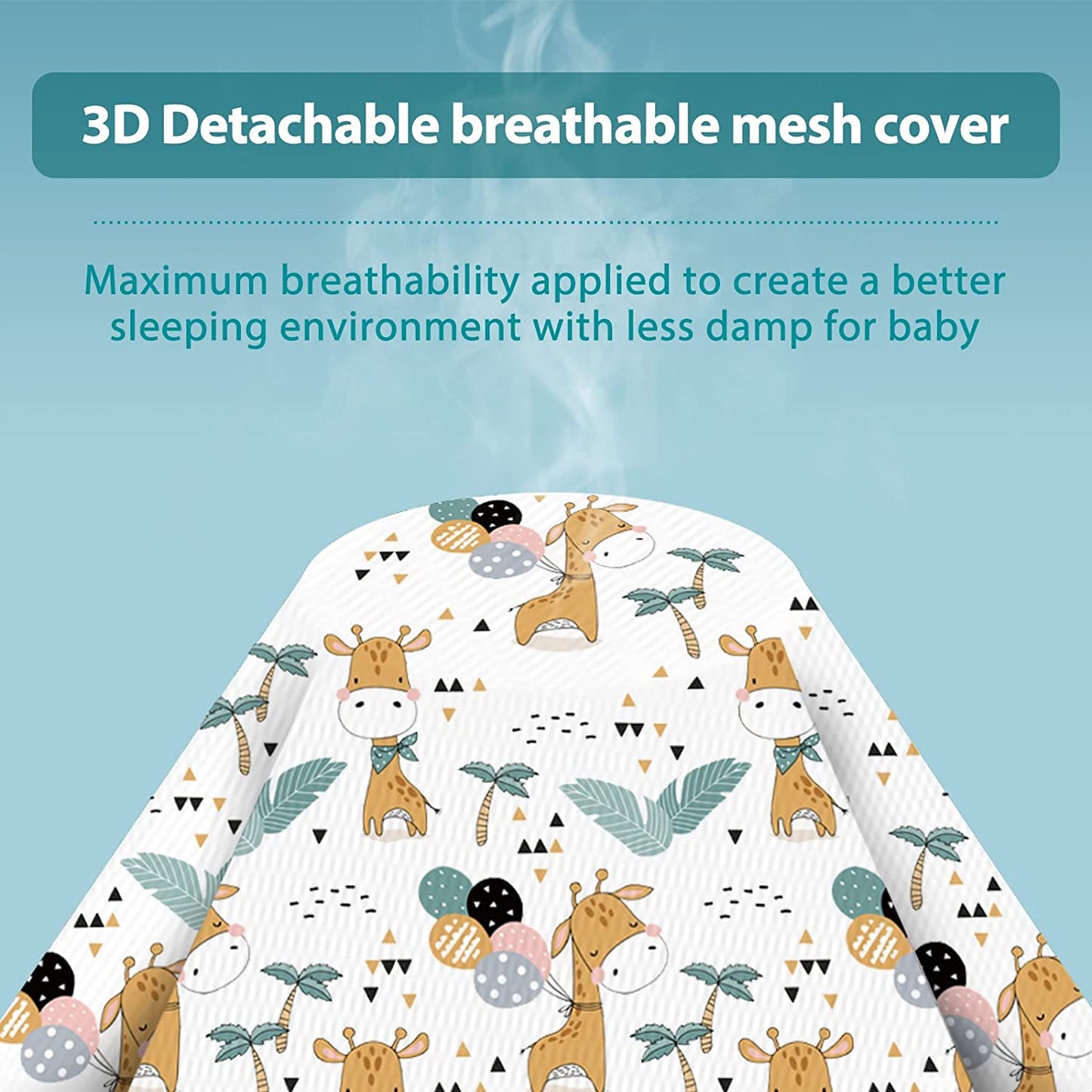 60% off Amazon Bubble Bear Premium Foam Crib Mattress & Toddler Mattress 52X28X5