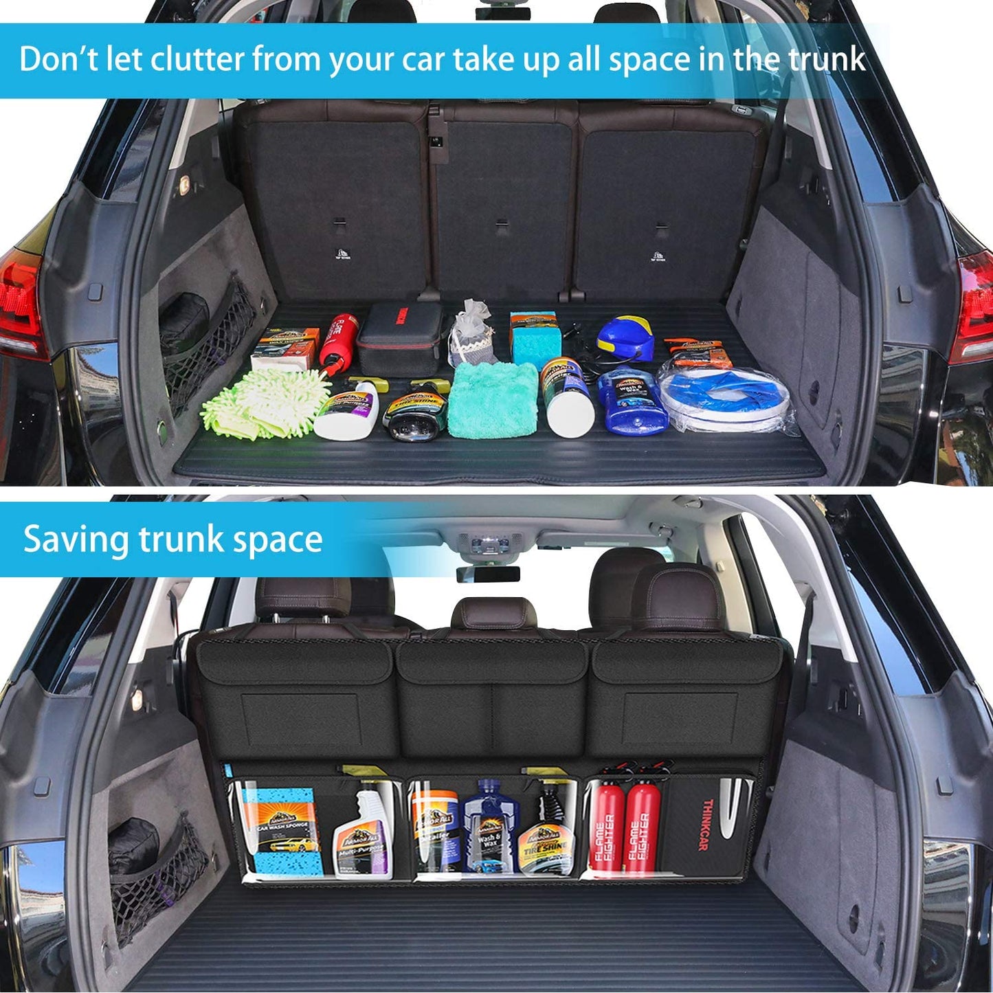 Car Backseat Trunk Organizer Auto Hanging Seat Back Storage