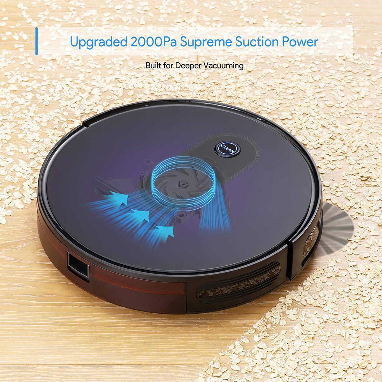 50% OFF EBAY!!! Bagotte Robot Vacuum, Upgraded 2000Pa Strong Suction Robotic Vacuum Cleaners,Automatic Carpet Boost,2.7in Thin,Super Quiet,Self-Charging,for Hardwood Floor Carpet Tile Pet Hair