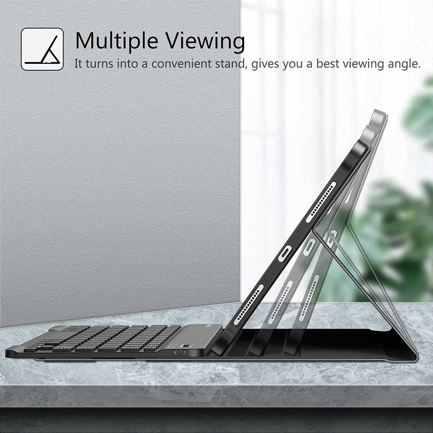 Bluetooth Keyboard Case for iPad Air 4th 5th & pro 11