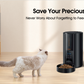 WOPET Automatic Cat Feeder, FT70 Plus 5L Auto Pet Dry Food Dispenser with Desicc