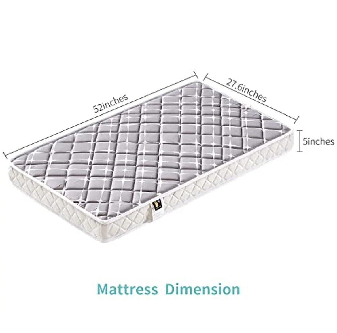 60% off Amazon Bubble Bear Premium Foam Crib Mattress & Toddler Mattress 52X28X5