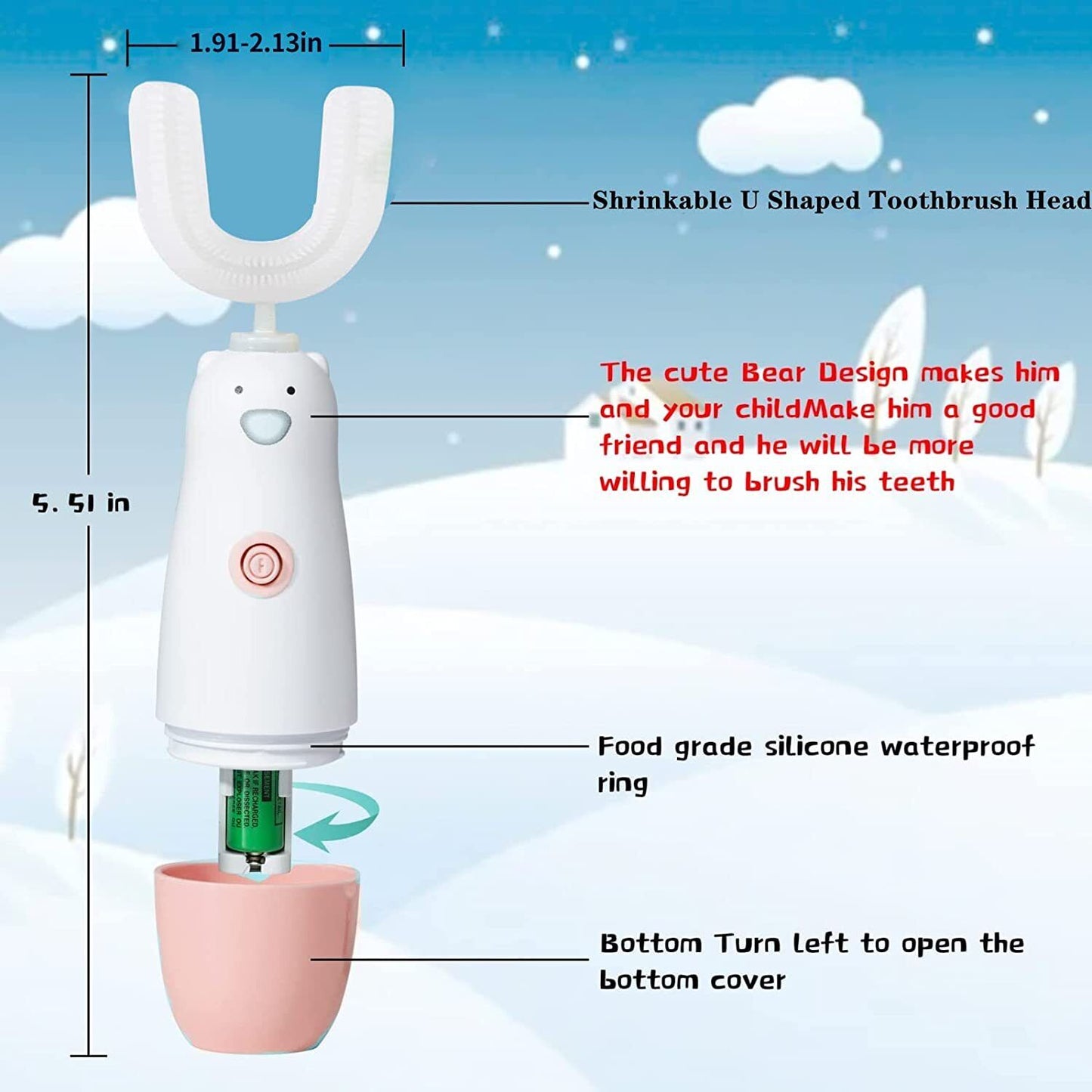 50% off amazon!!! Kids Electric Toothbrush