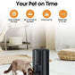 WOPET Automatic Cat Feeder, FT70 Plus 5L Auto Pet Dry Food Dispenser with Desicc