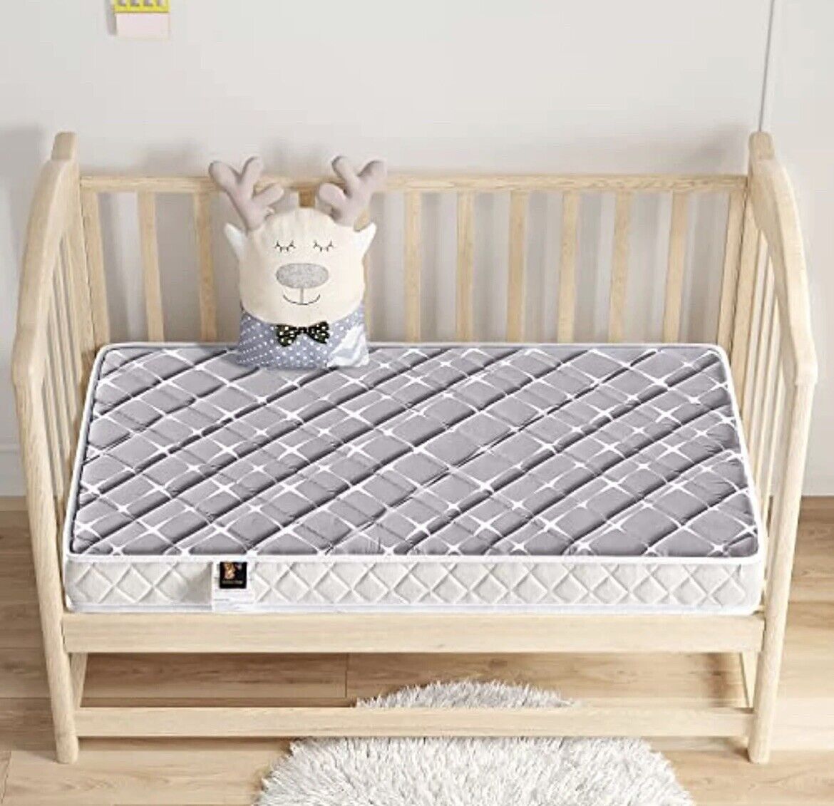 60% off Amazon Bubble Bear Premium Foam Crib Mattress & Toddler Mattress 52X28X5