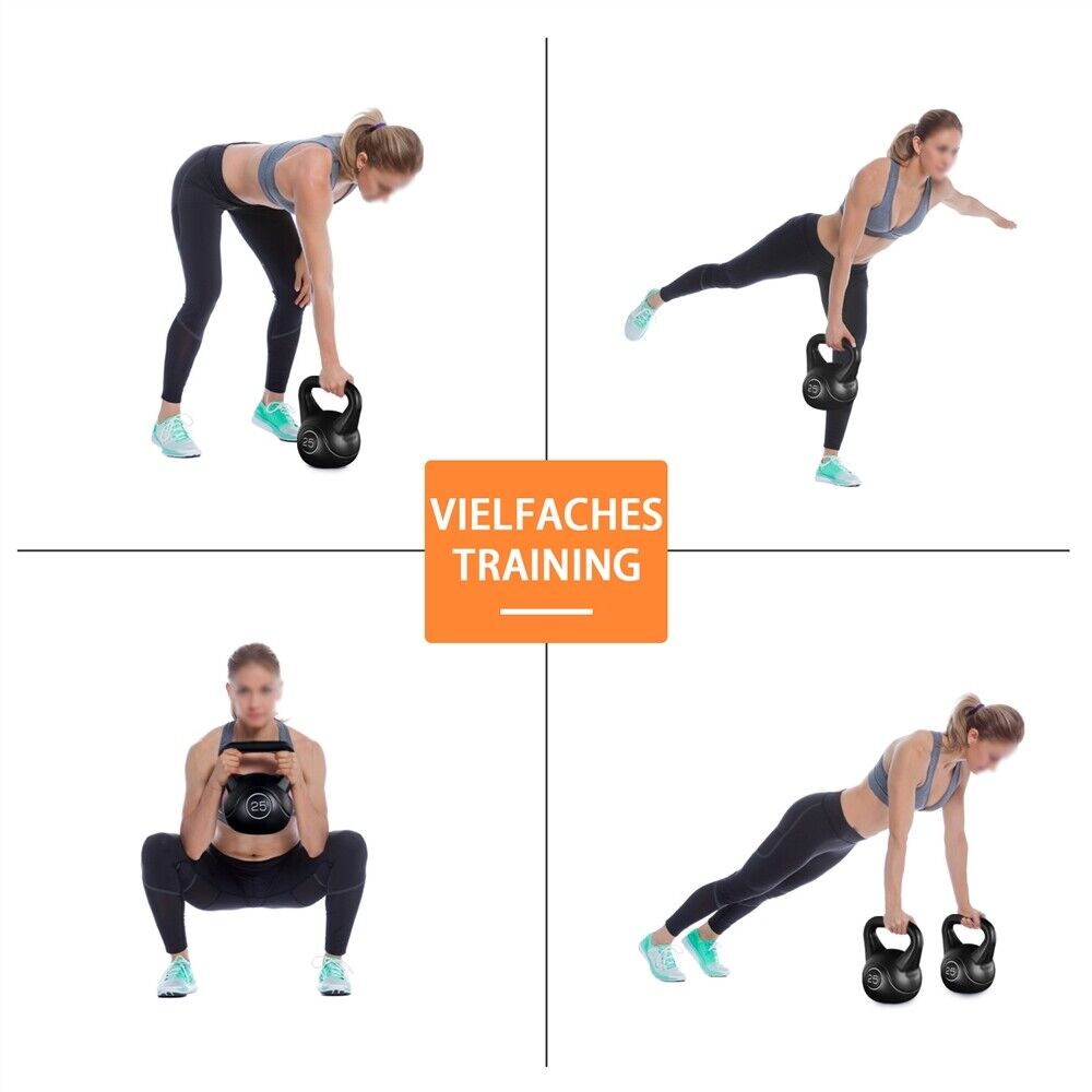 60% off Amazon!!! 25lbs Kettlebell Weight w/HDPE Coated & Wide Flat Base