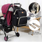 Diaper Bag Backpack with Bassinet black and silver