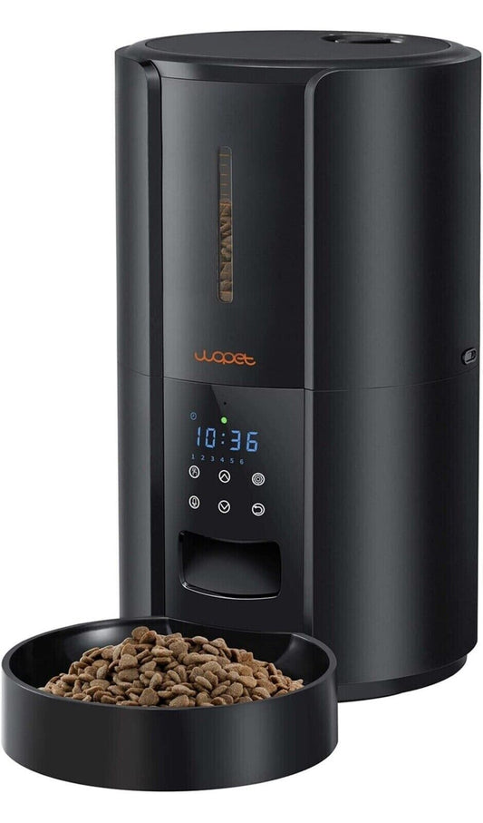 WOPET Automatic Cat Feeder, FT70 Plus 5L Auto Pet Dry Food Dispenser with Desicc