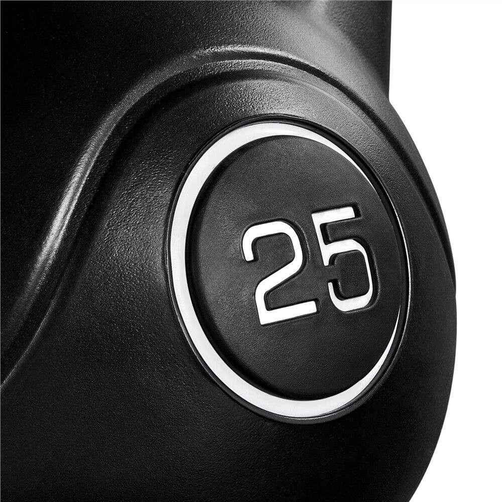 60% off Amazon!!! 25lbs Kettlebell Weight w/HDPE Coated & Wide Flat Base
